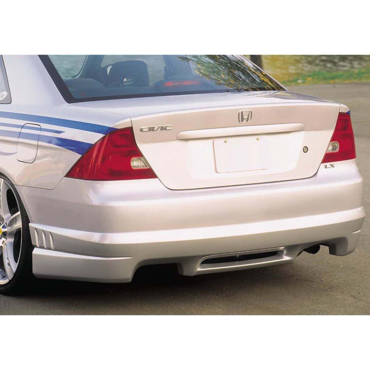 Modify your Honda Civic 2001 with our Exterior/Rear Lips - 