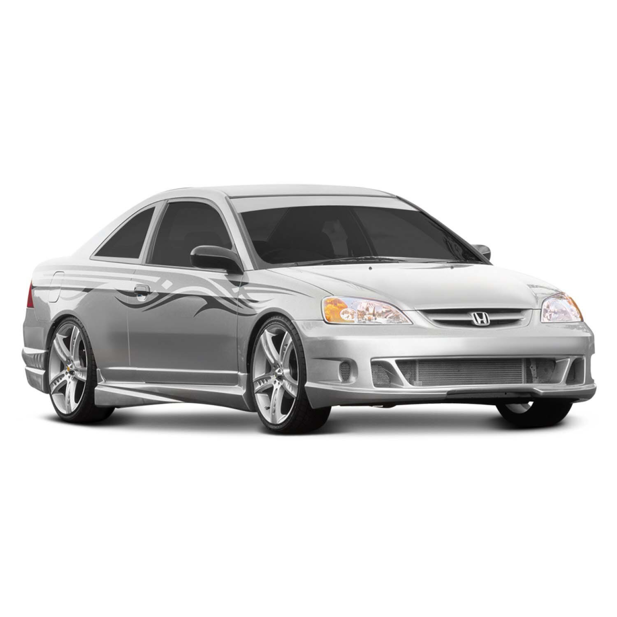 Modify your Honda Civic 2001 with our Exterior/Front Bumpers - 