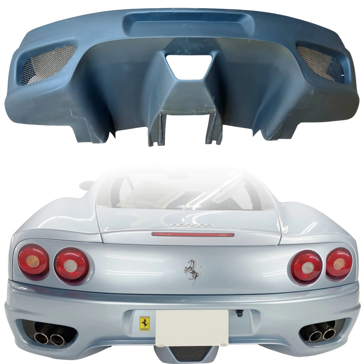 Modify your Ferrari 360 2000 with our Exterior/Rear Bumpers - 6