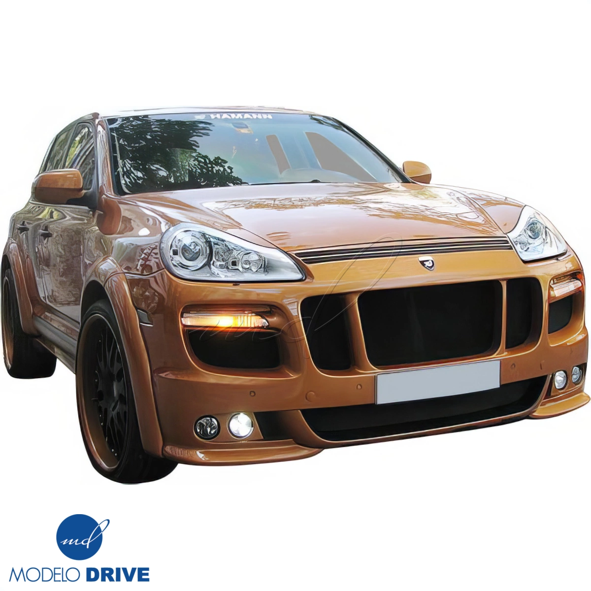 Modify your Porsche Cayenne 2008 with our Exterior/Front Bumpers - 6