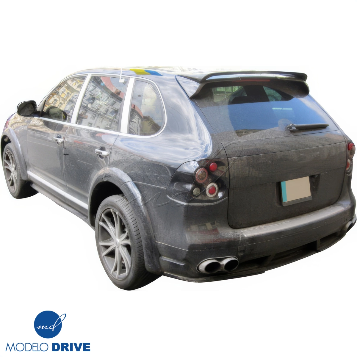 Modify your Porsche Cayenne 2008 with our Exterior/Rear Lips - 12