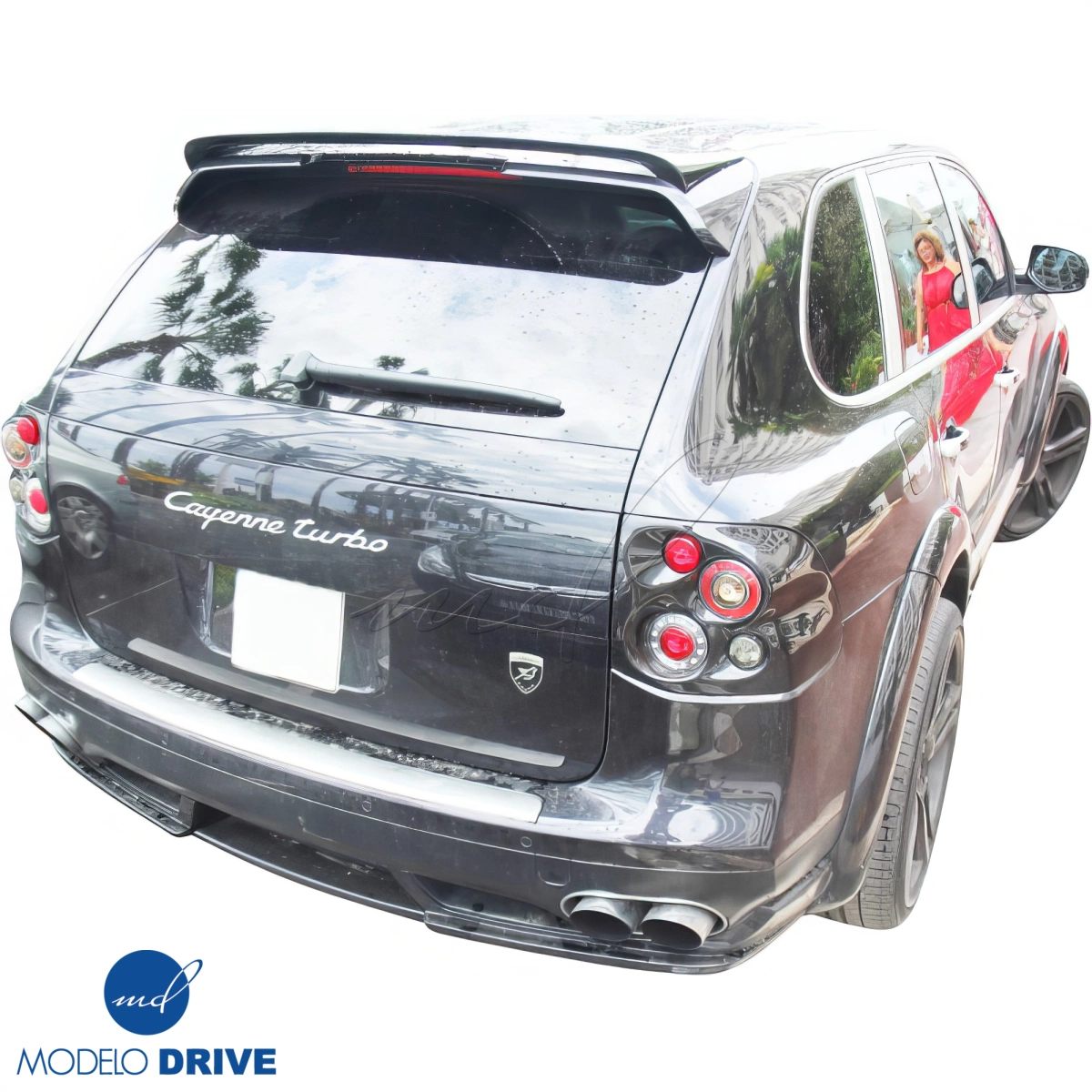 Modify your Porsche Cayenne 2008 with our Exterior/Rear Lips - 15