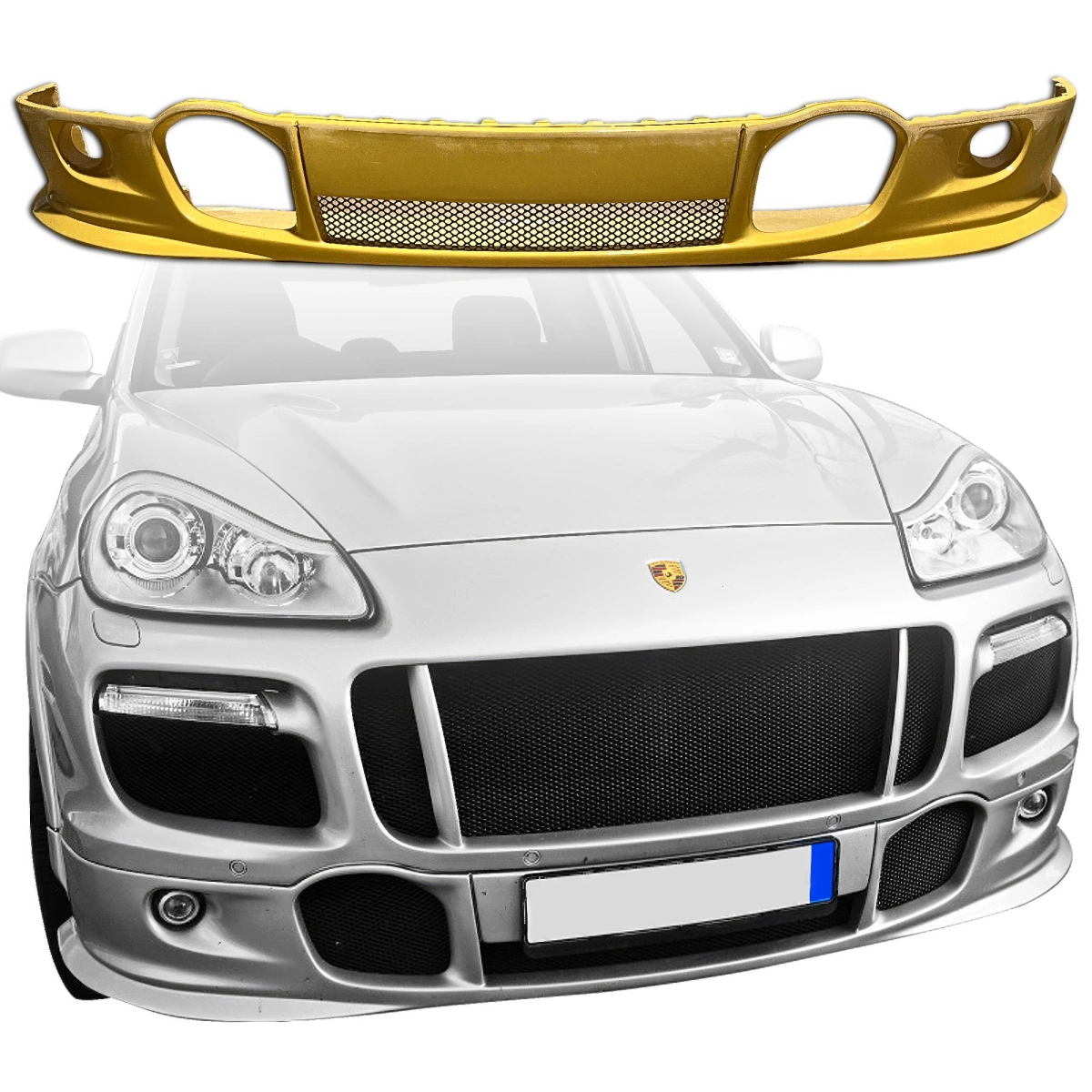 Modify your Porsche Cayenne 2008 with our Exterior/Front Lips - 1