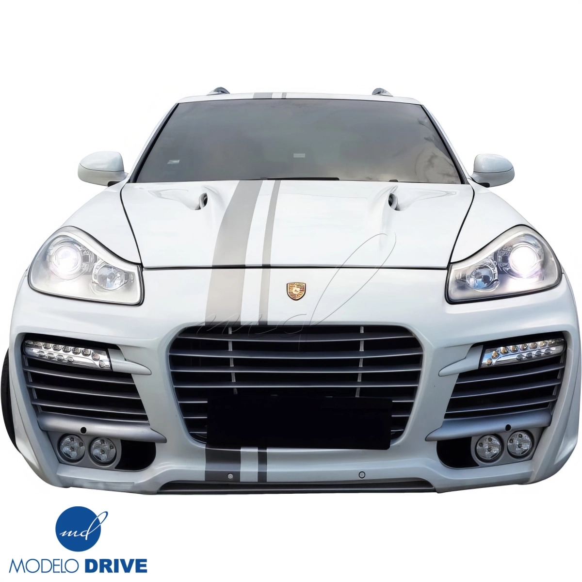 Modify your Porsche Cayenne 2008 with our Exterior/Front Bumpers - 4