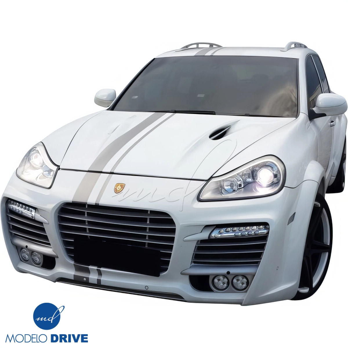 Modify your Porsche Cayenne 2008 with our Exterior/Front Bumpers - 5