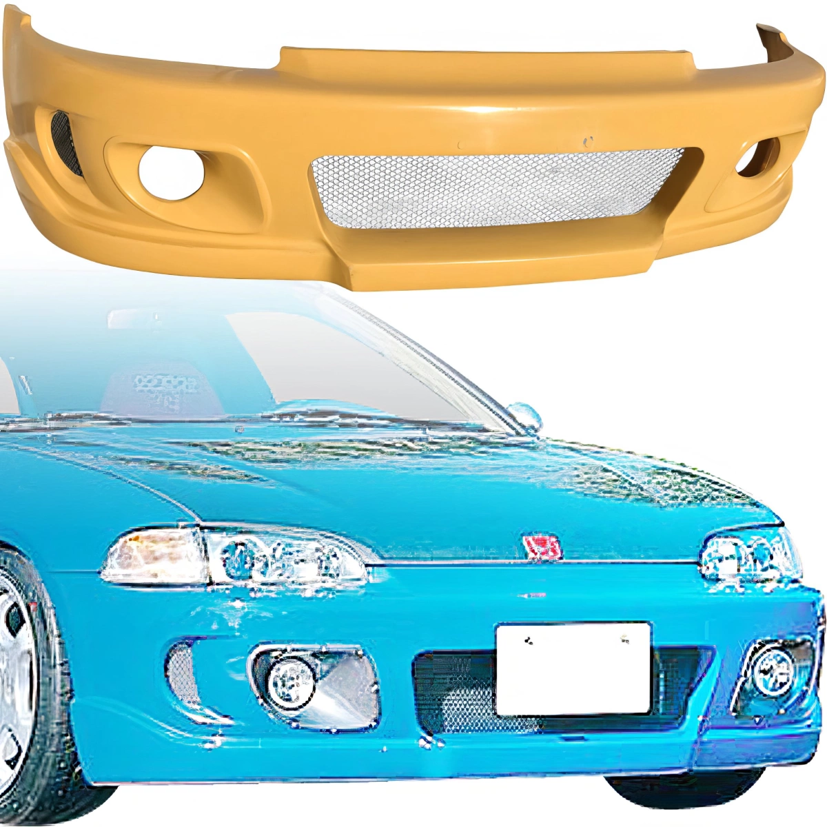 Modify your Honda Civic 1992 with our Exterior/Front Bumpers - 8