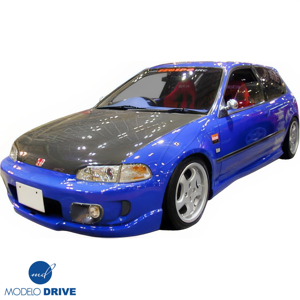 Modify your Honda Civic 1992 with our Exterior/Front Bumpers - 9