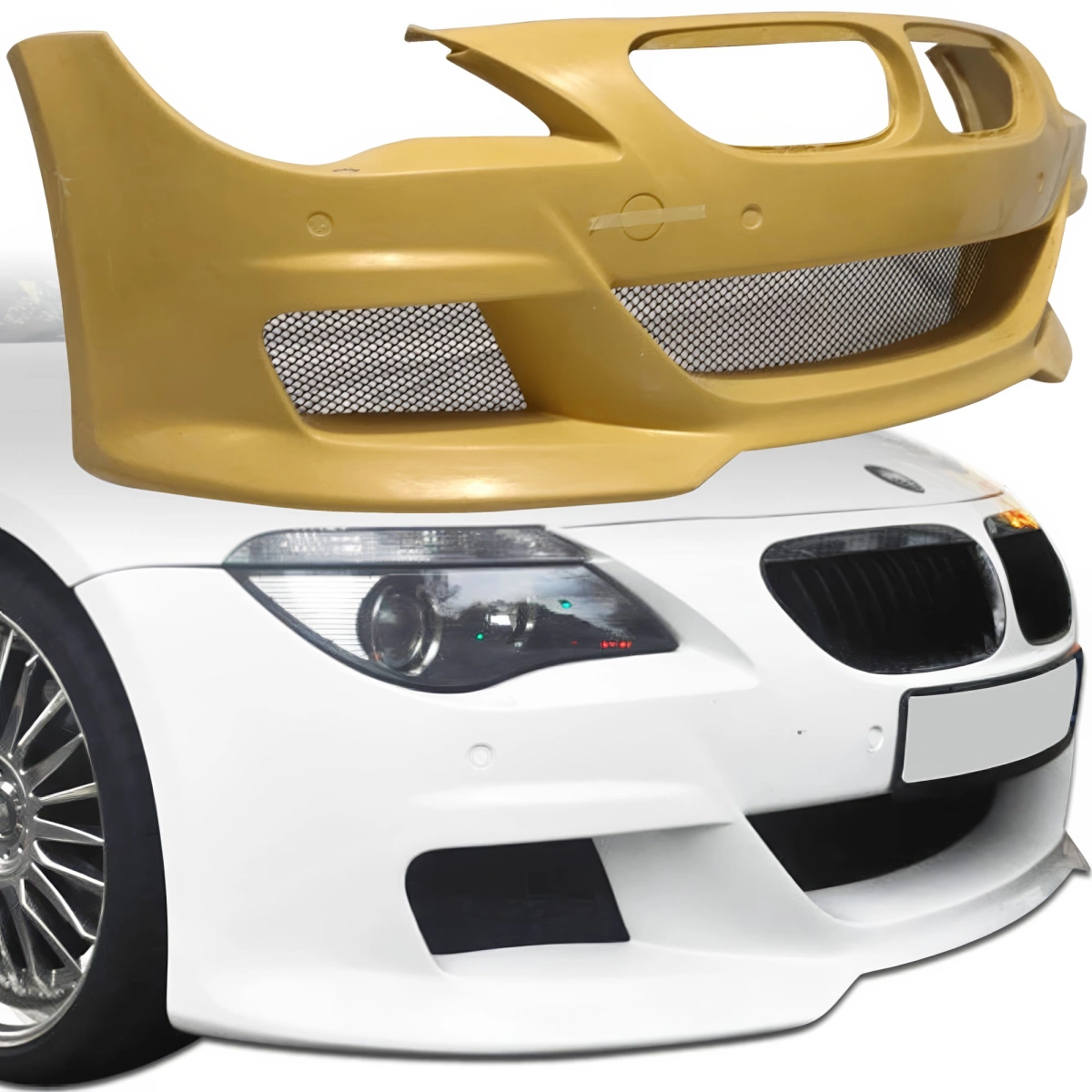 Modify your BMW 6-Series 2004 with our Exterior/Front Bumpers - 1