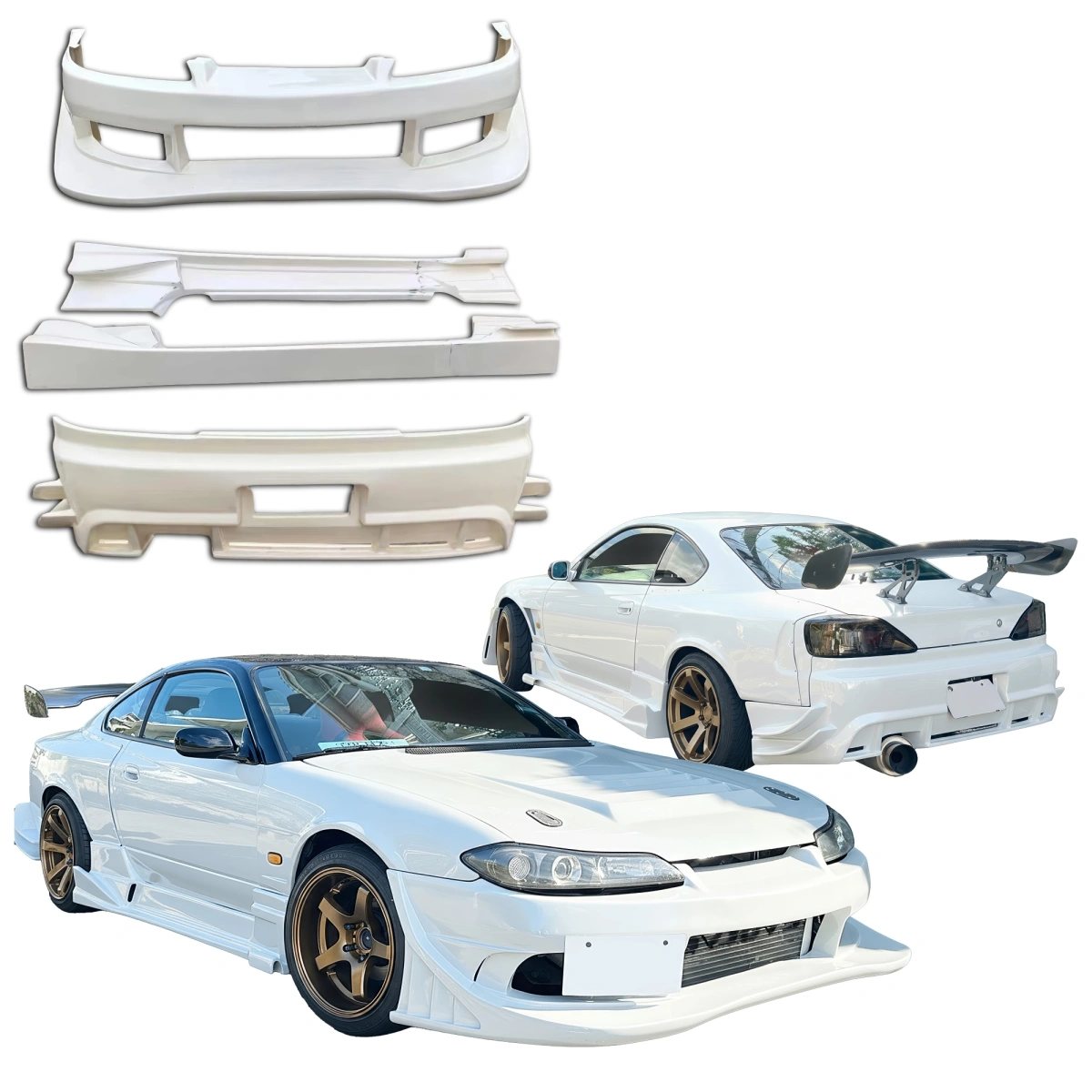 Modify your Nissan Silvia 1999 with our Exterior/Complete Body Kits - 1
