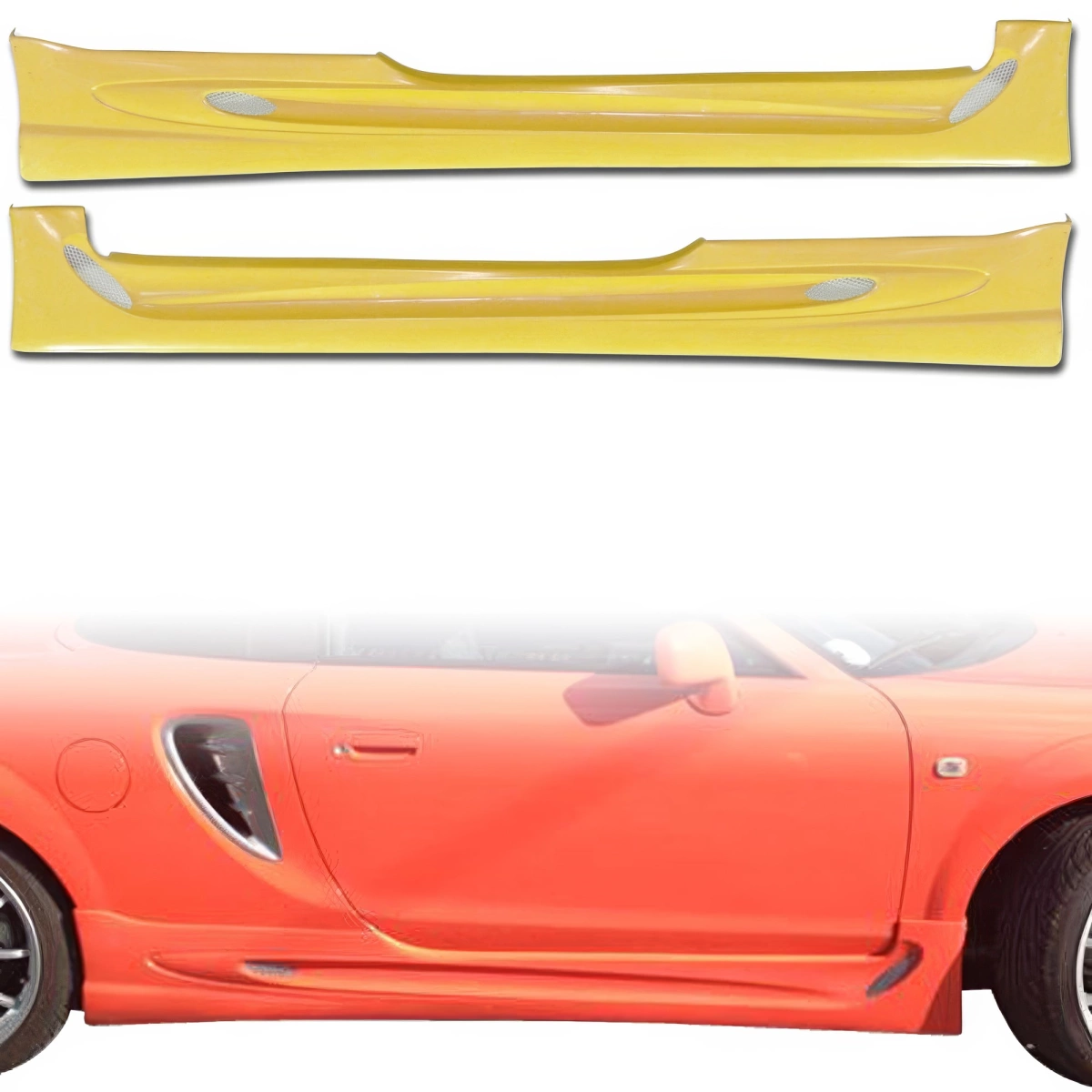 Modify your Toyota MR2 Spyder 2000 with our Exterior/Side Skirts - 9