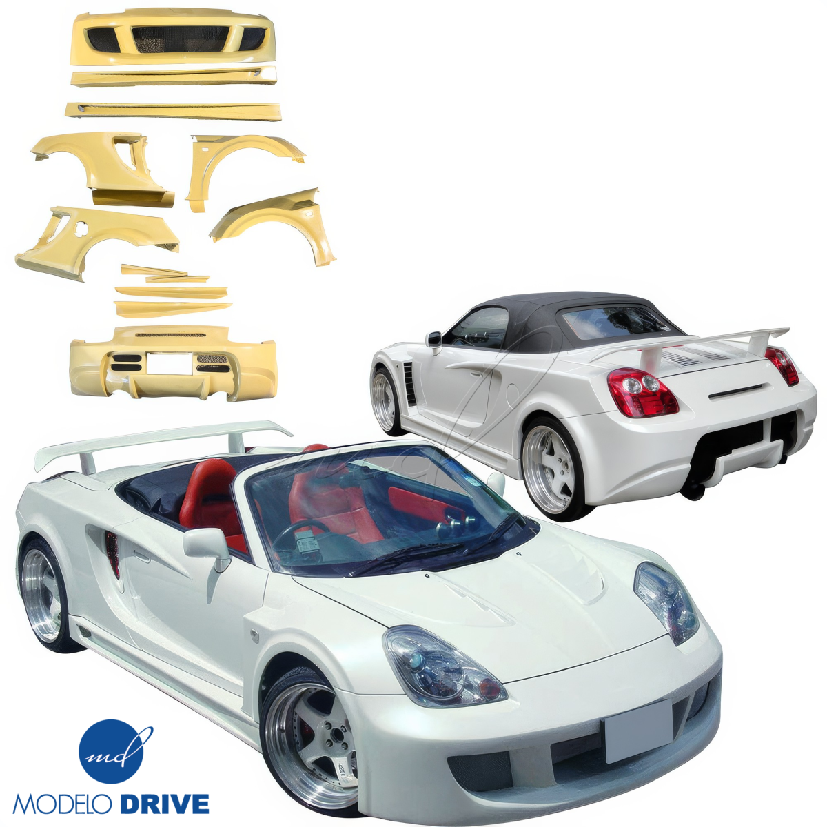 Modify your Toyota MR2 Spyder 2000 with our Exterior/Complete Body Kits - 