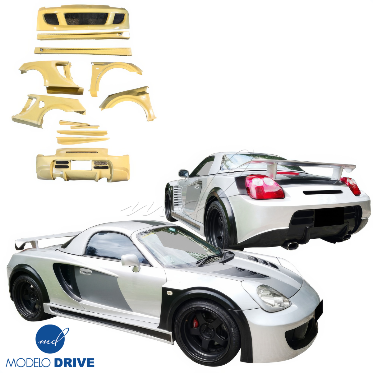 Modify your Toyota MR2 Spyder 2000 with our Exterior/Complete Body Kits - 