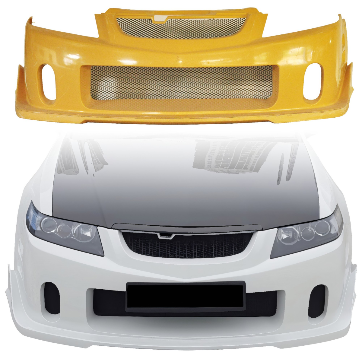 ModeloDrive FRP BCLU Front Bumper > Acura TSX 2004-2008 ModeloDrive FRP BCLU Front Bumper > Acura TSX 2004-2008