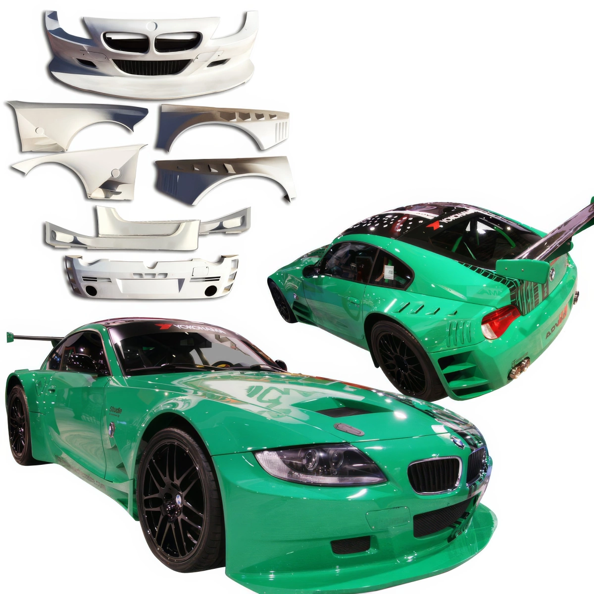 京商 1/64 BMW Motorsport Collection 【Z4M Cope#4,M1 Gr.5,M3