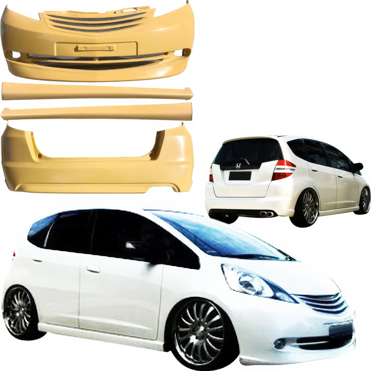 Modify your Honda Fit 2009 with our Exterior/Complete Body Kits - 1