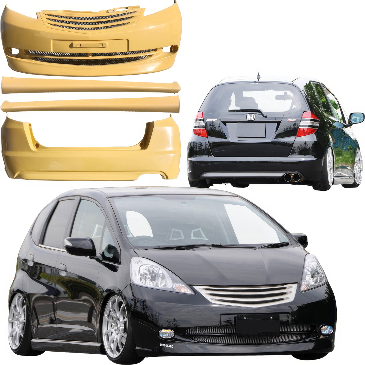 Modify your Honda Fit 2009 with our Exterior/Complete Body Kits - 