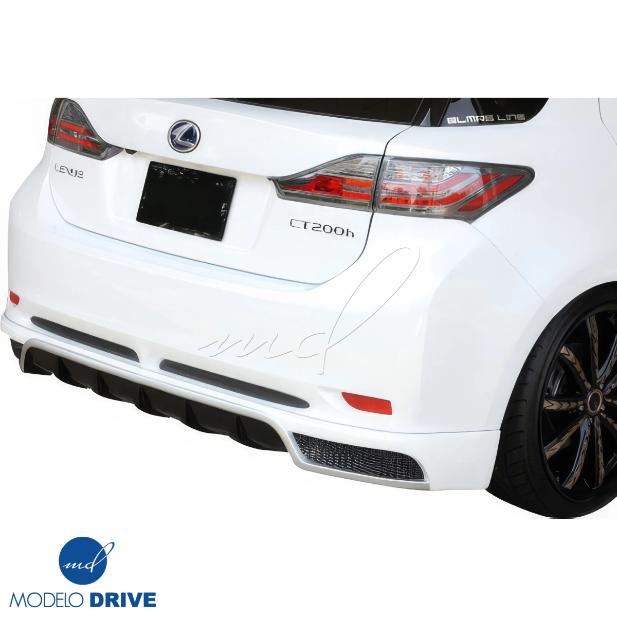 Modify your Lexus CT Series 2011 with our Exterior/Rear Lips - 4
