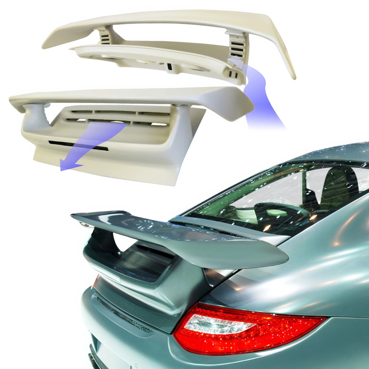 Modify your Porsche 911 2005 with our Exterior/Hoods - 4