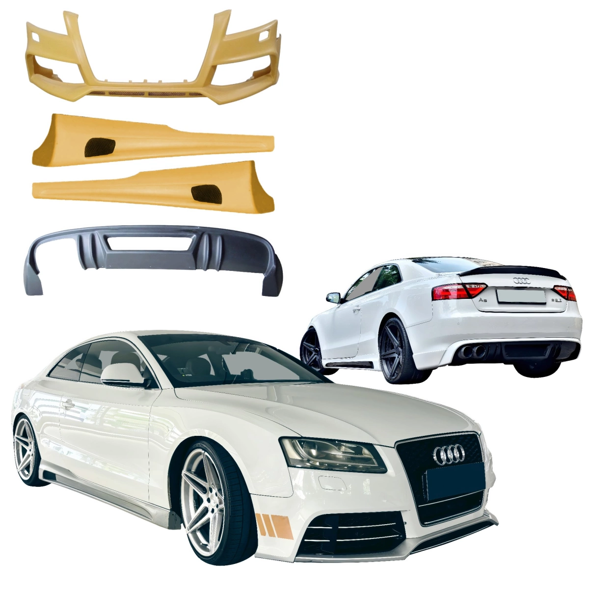 Modify your Audi A5 2008 with our Exterior/Complete Body Kits - 1