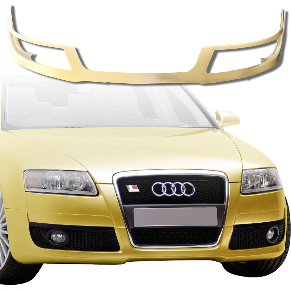 Modify your Audi A6 2008 with our Exterior/Front Lips - 5