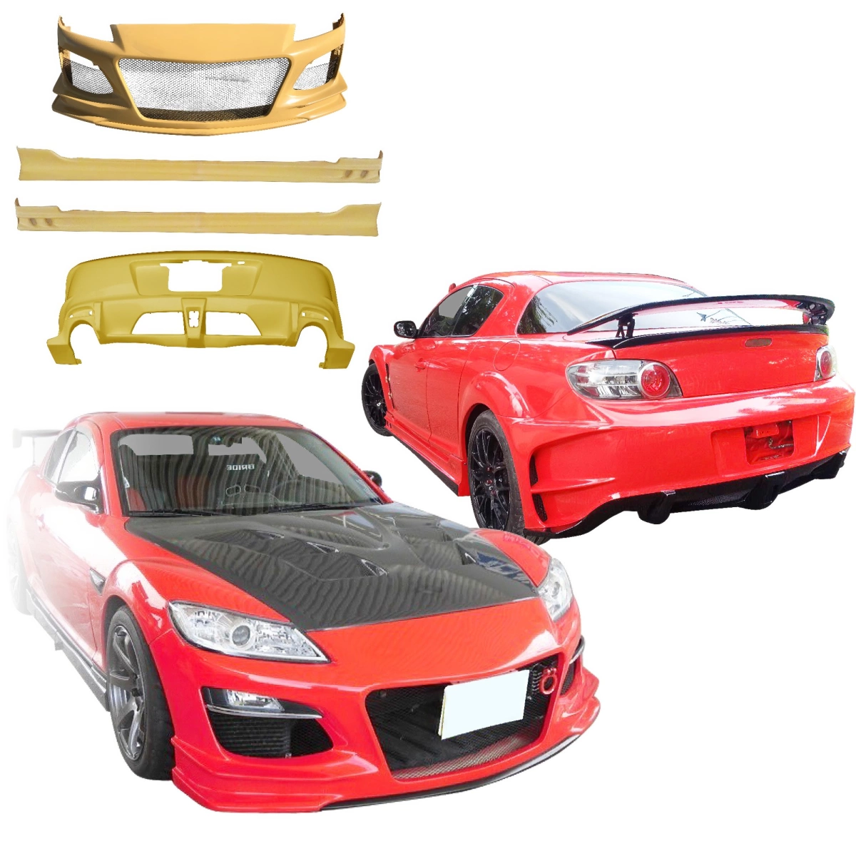 Modify your Mazda RX-8 2009 with our Exterior/Complete Body Kits - 2