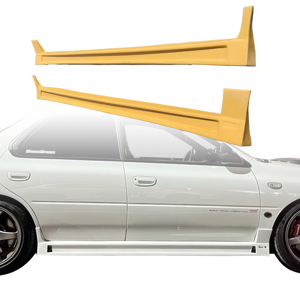 Modify your Subaru Impreza 1993 with our Exterior/Side Skirts - 