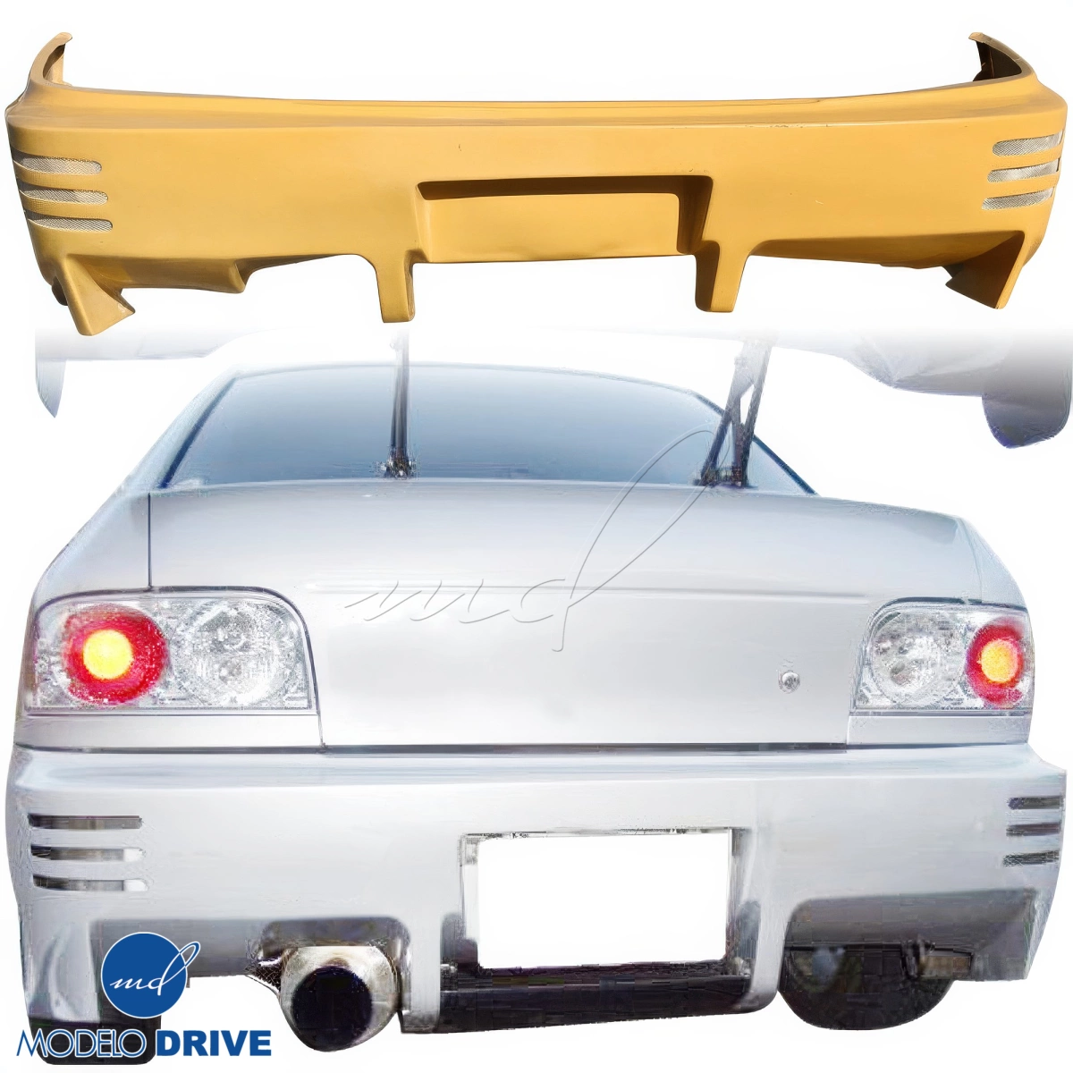 Modify your Subaru Impreza 1993 with our Exterior/Rear Bumpers - 3