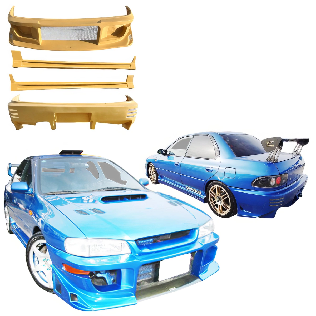Modify your Subaru Impreza 1993 with our Exterior/Complete Body Kits - 3