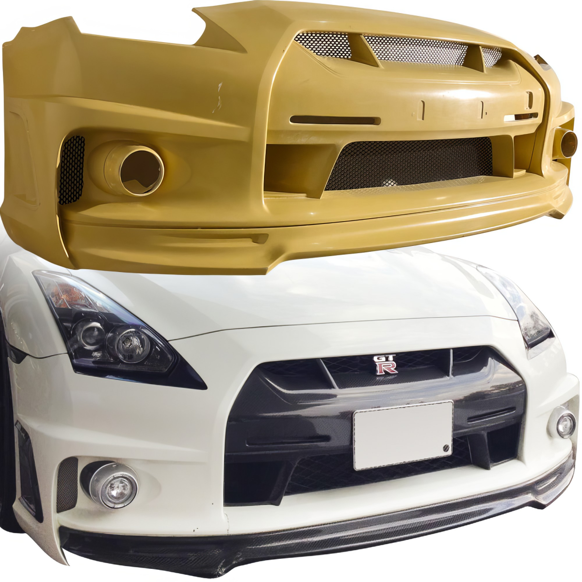 Modify your Nissan GT-R 2009 with our Exterior/Front Bumpers or Lips - 