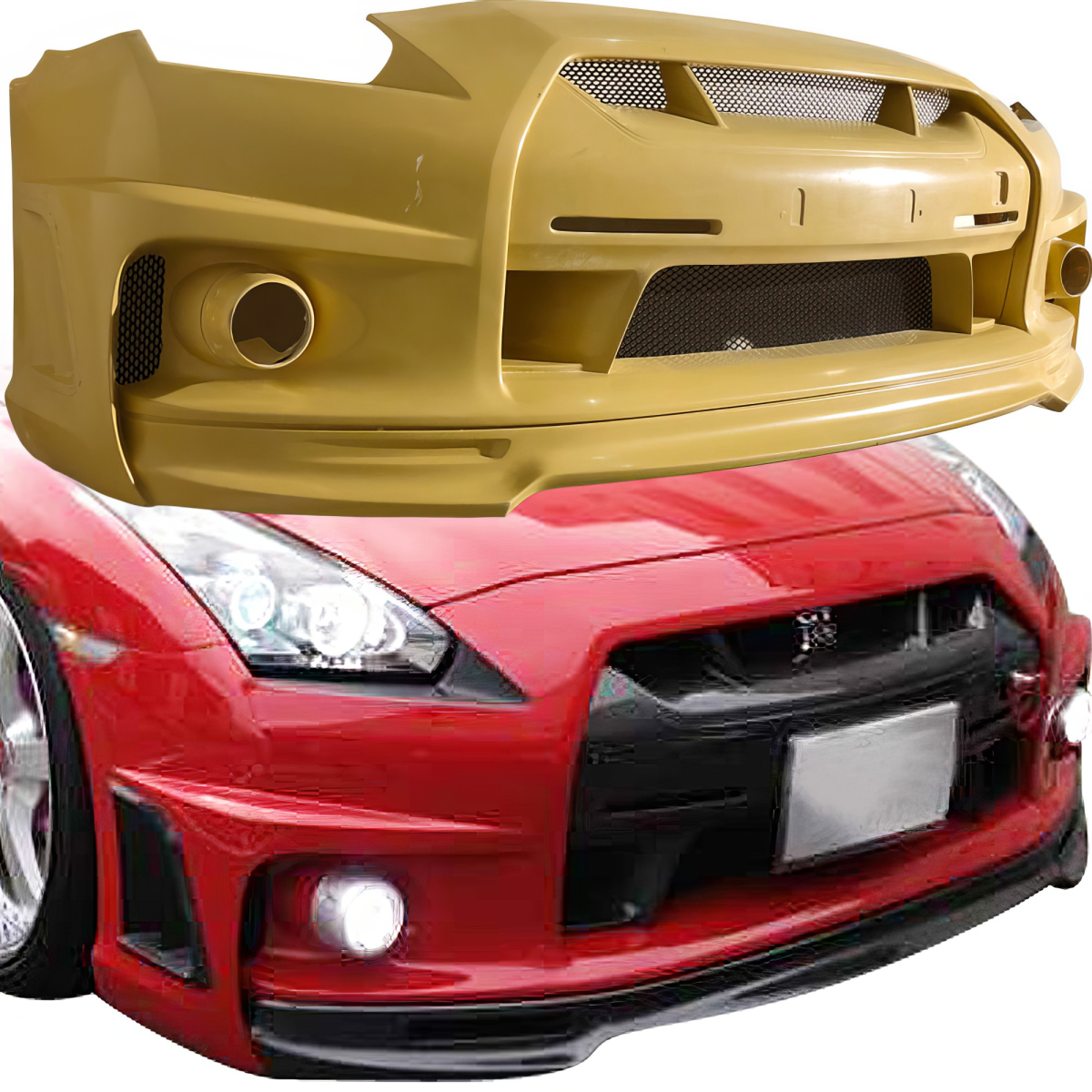 Modify your Nissan GT-R 2009 with our Exterior/Front Bumpers or Lips - 