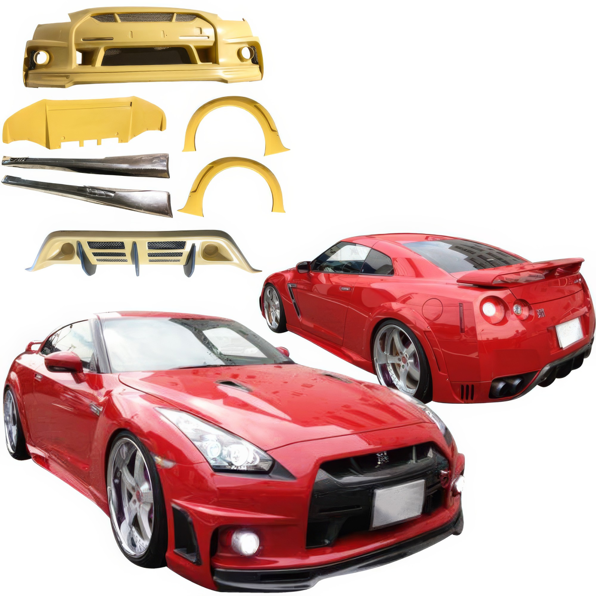 Modify your Nissan GT-R 2009 with our Exterior/Complete Body Kits - 