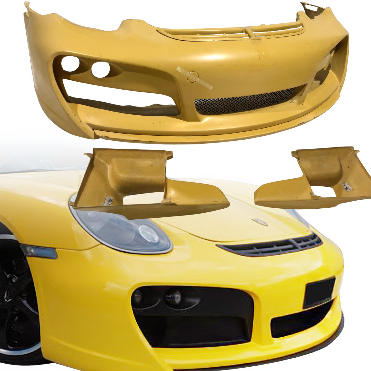 Modify your Porsche Cayman 2006 with our Exterior/Front Bumpers or Lips - 