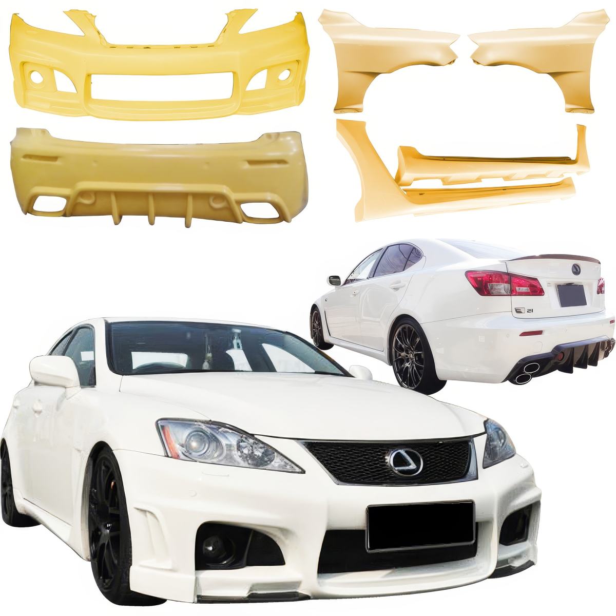 Modify your Lexus IS F 2012 with our Exterior/Complete Body Kits - 