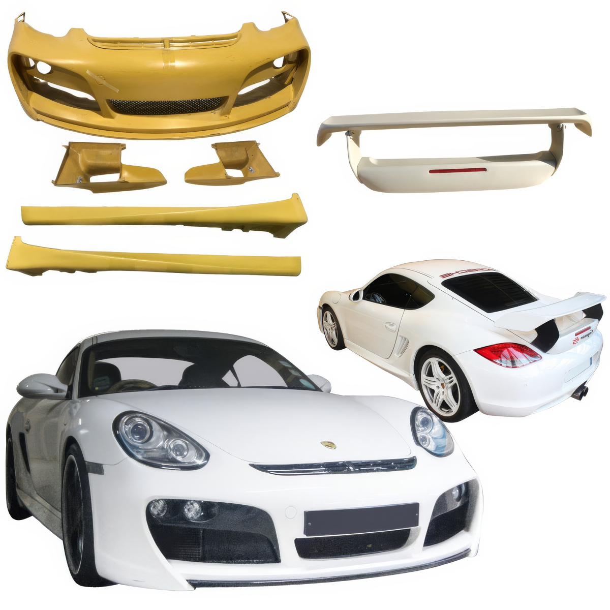 Modify your Porsche Cayman 2006 with our Exterior/Wings - 