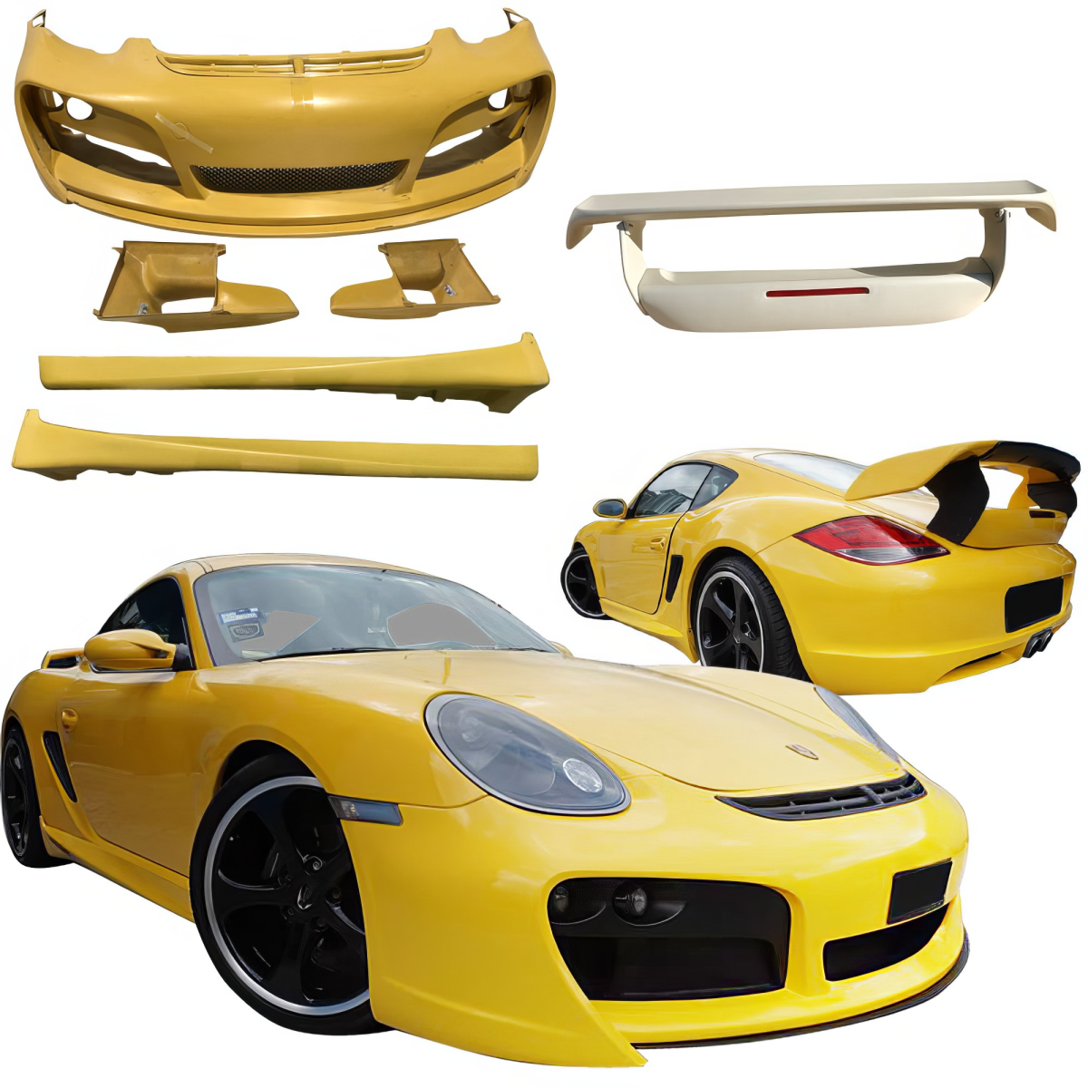 Modify your Porsche Cayman 2006 with our Exterior/Wings - 