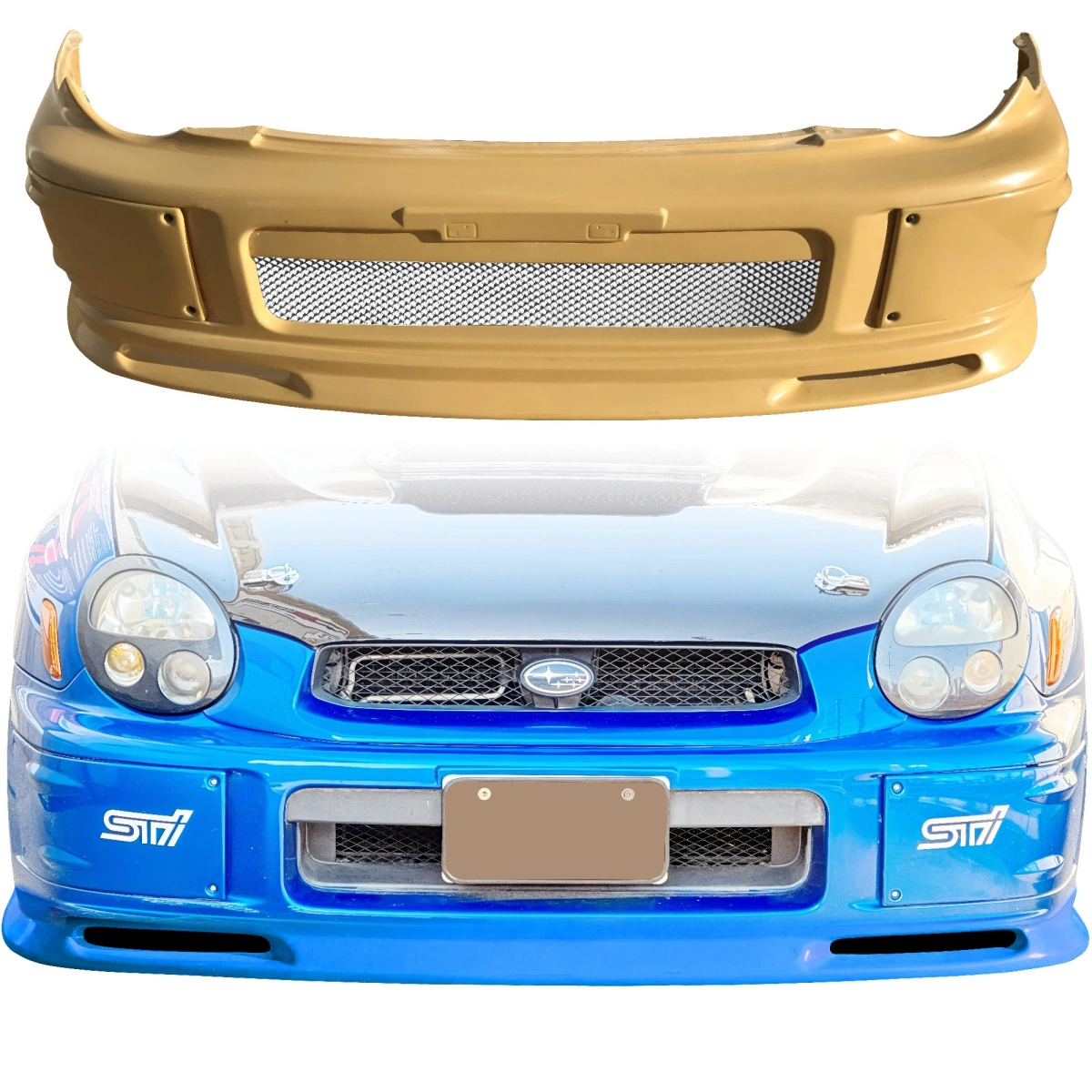 Modify your Subaru Impreza 2002 with our Exterior/Front Bumpers - 1
