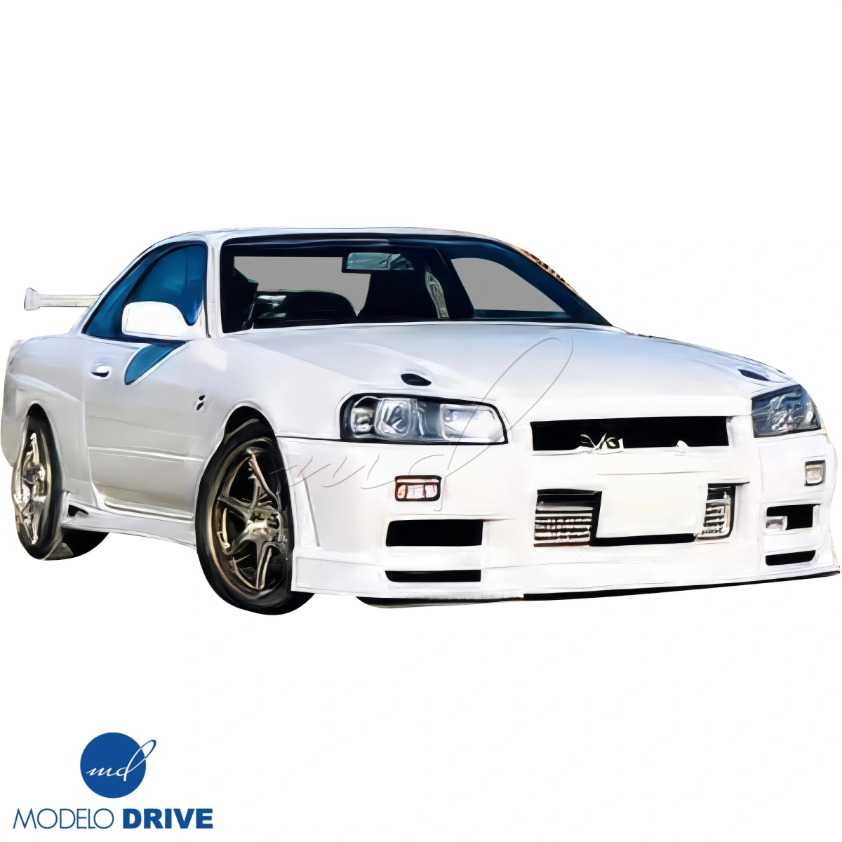 Modify your Nissan Skyline (R34) GTT 1999 with our Exterior/Front Bumpers - 6