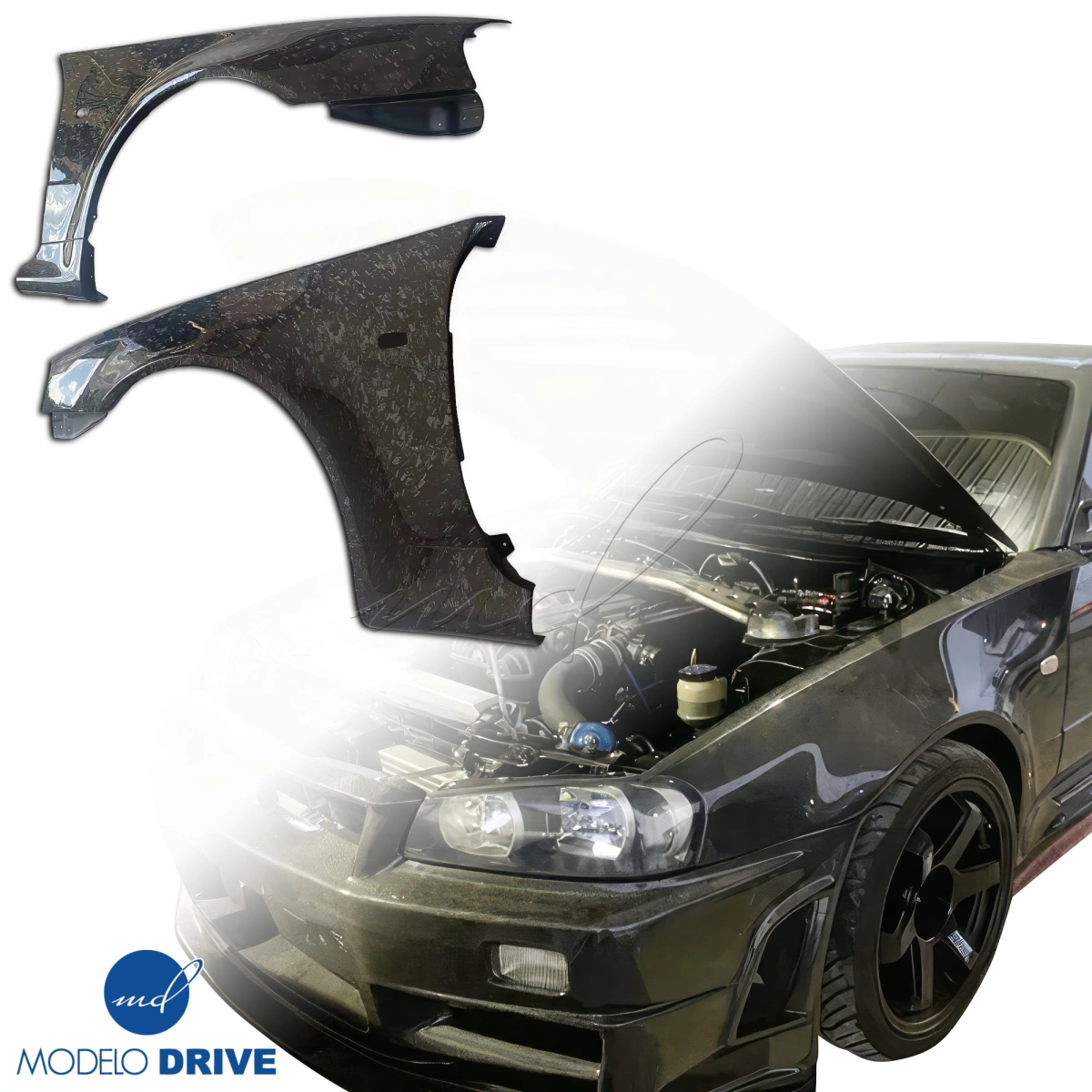 Modify your Nissan Skyline (R34) GTR 1999 with our Exterior/Fenders - 2