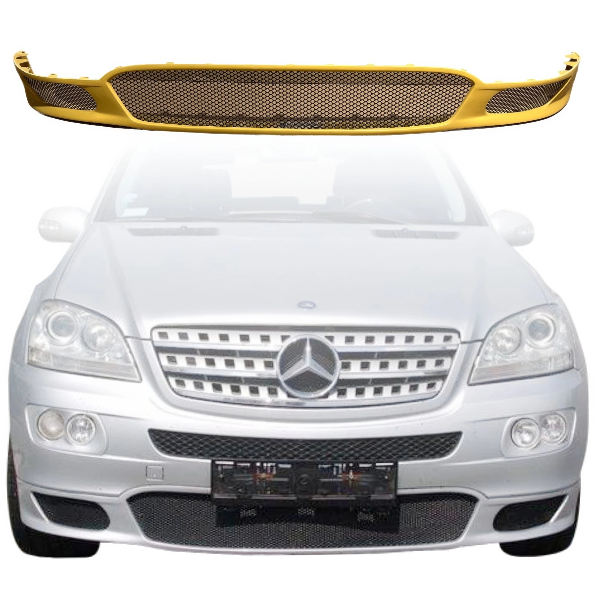 Modify your Mercedes-Benz M-Class 2006 with our Exterior/Front Lips - 1