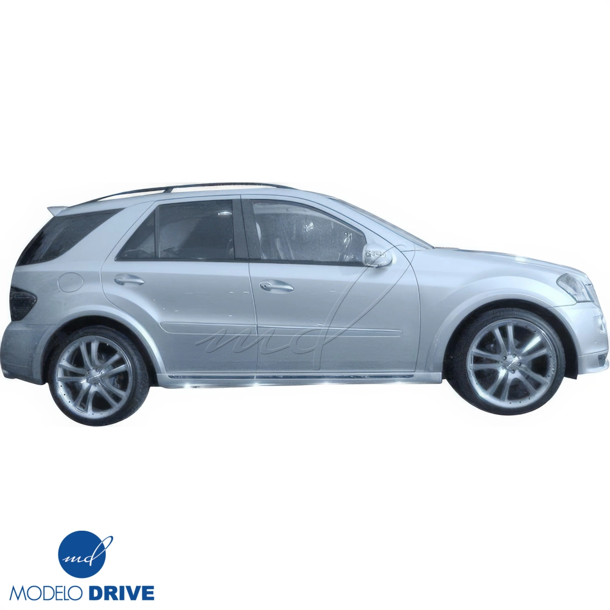 Modify your Mercedes-Benz M-Class 2006 with our Exterior/Side Skirts - 4