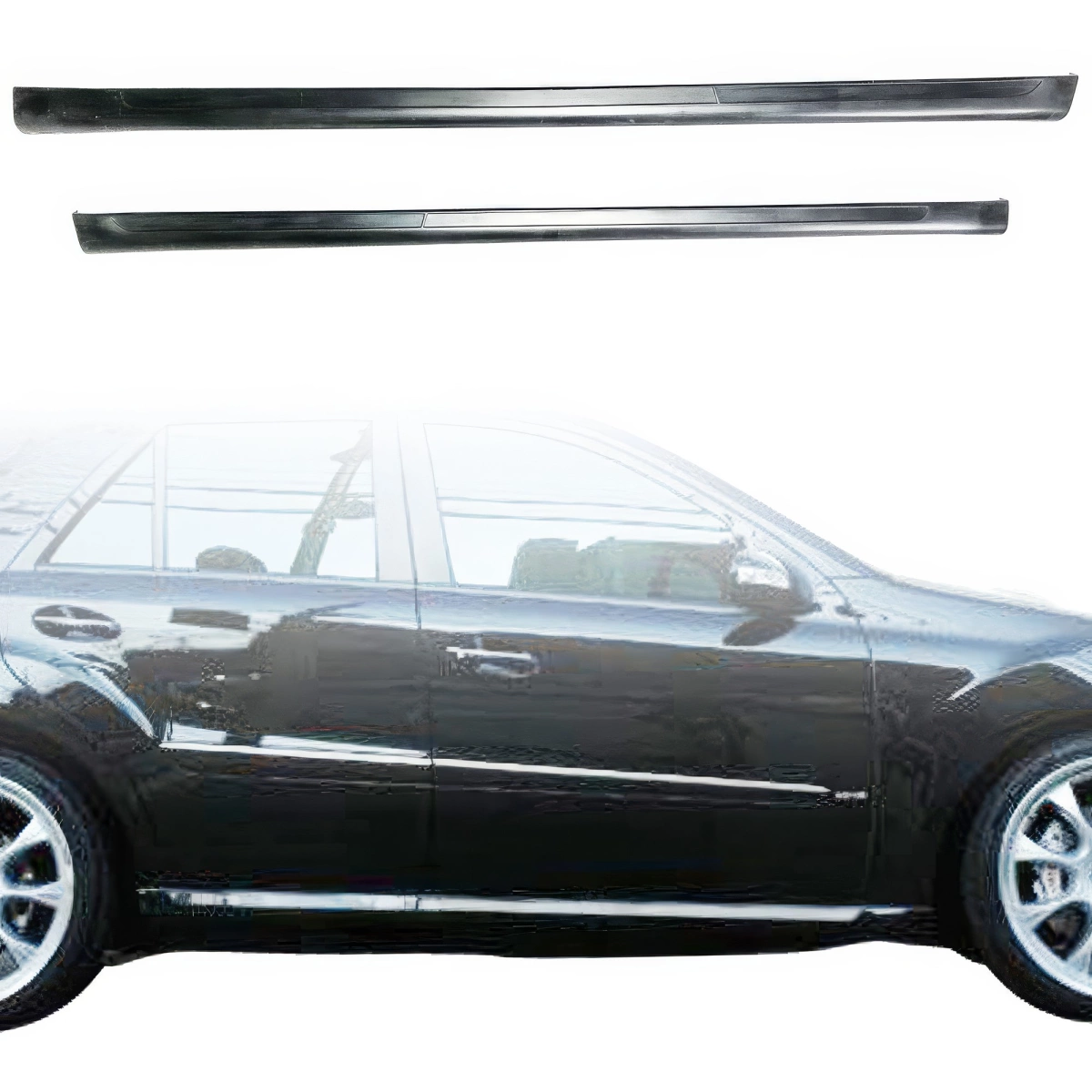 Modify your Mercedes-Benz M-Class 2006 with our Exterior/Side Skirts - 6