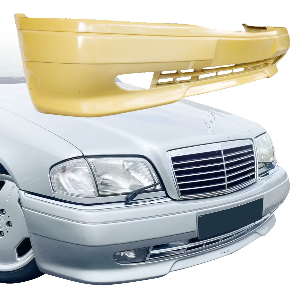 Modify your Mercedes-Benz C-Class 1994 with our Exterior/Front Bumpers - 