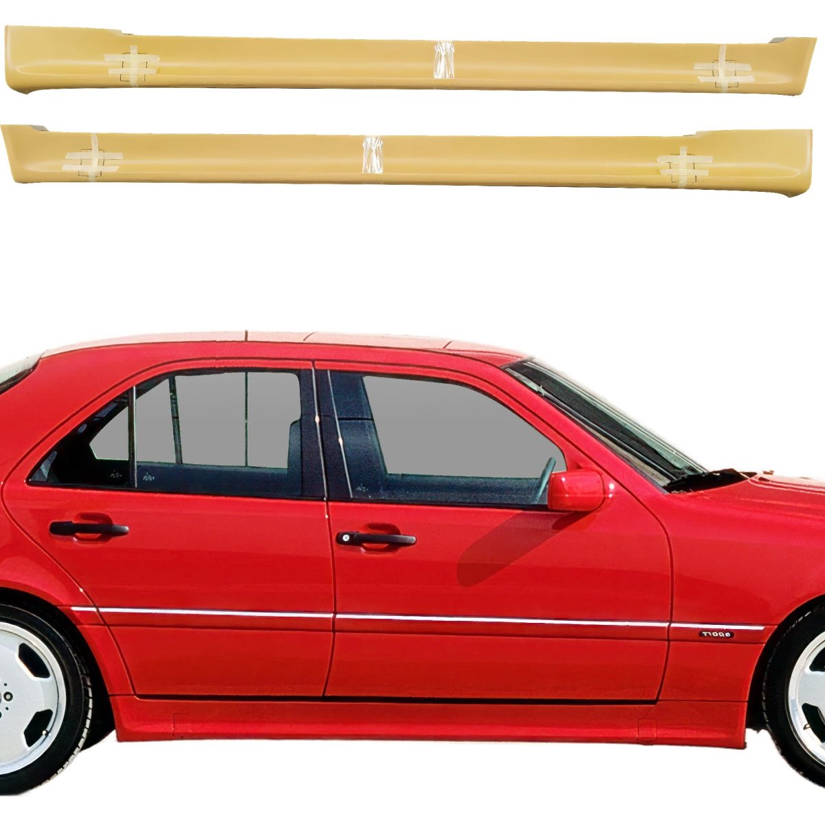 Modify your Mercedes-Benz C-Class 1994 with our Exterior/Side Skirts - 