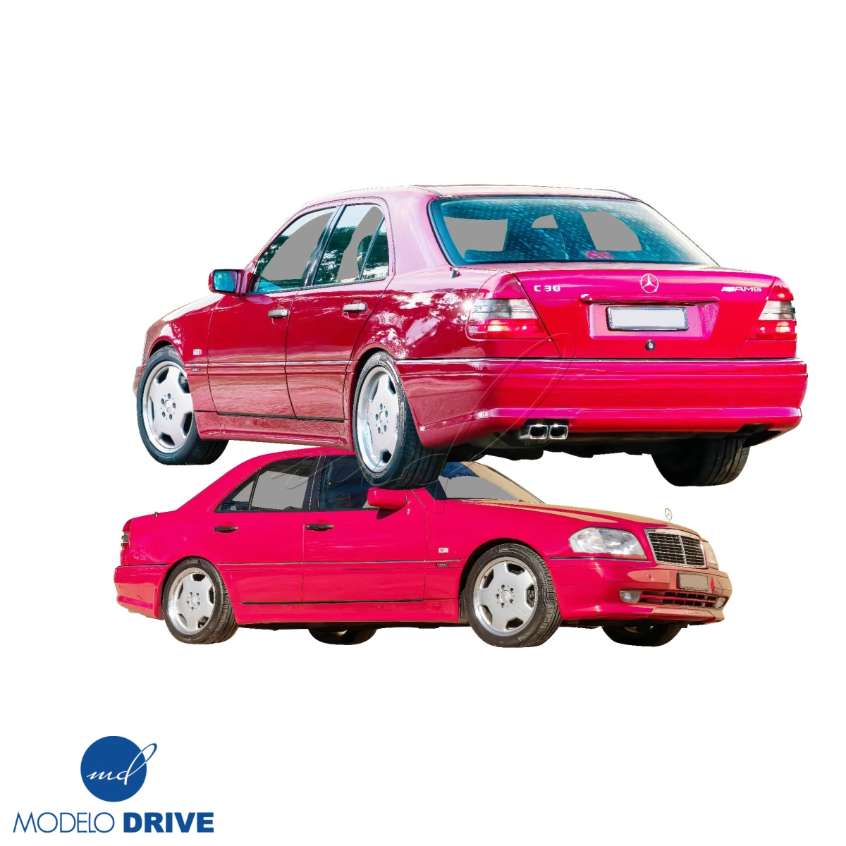 Modify your Mercedes-Benz C-Class 1994 with our Exterior/Complete Body Kits - 6