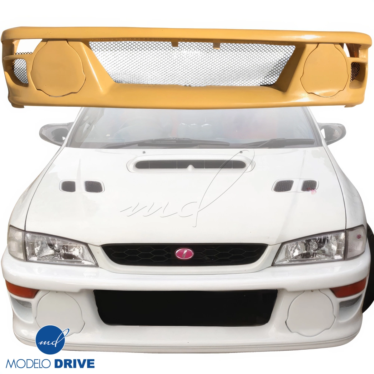 ModeloDrive FRP 22B WR Front Bumper /w Covers (GC8) 2/4/5dr