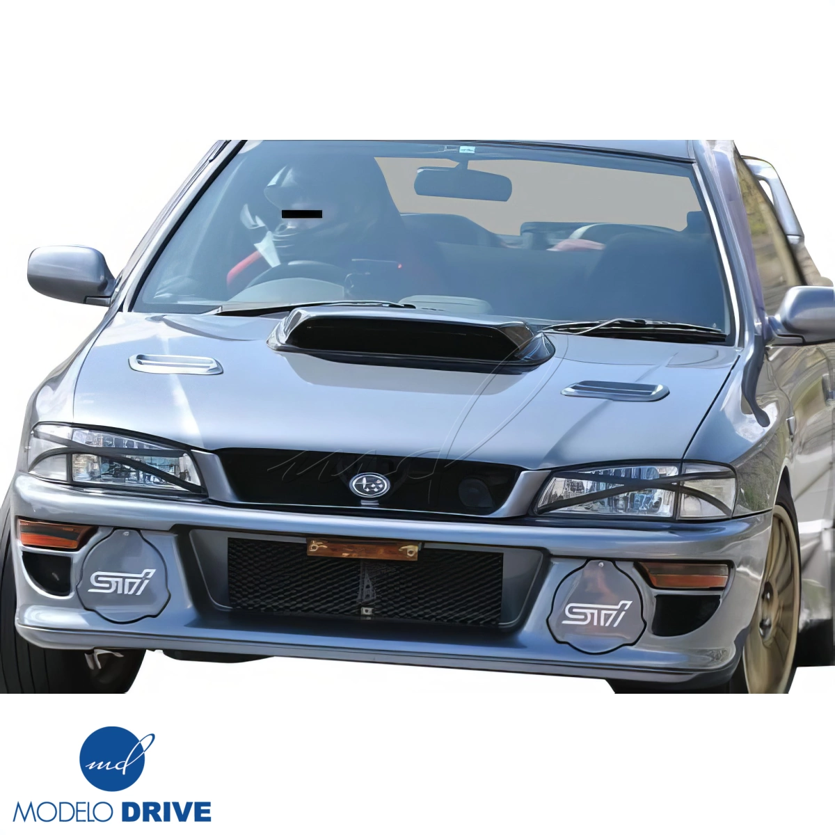 ModeloDrive FRP 22B WR Front Bumper /w Covers (GC8) 2/4/5dr