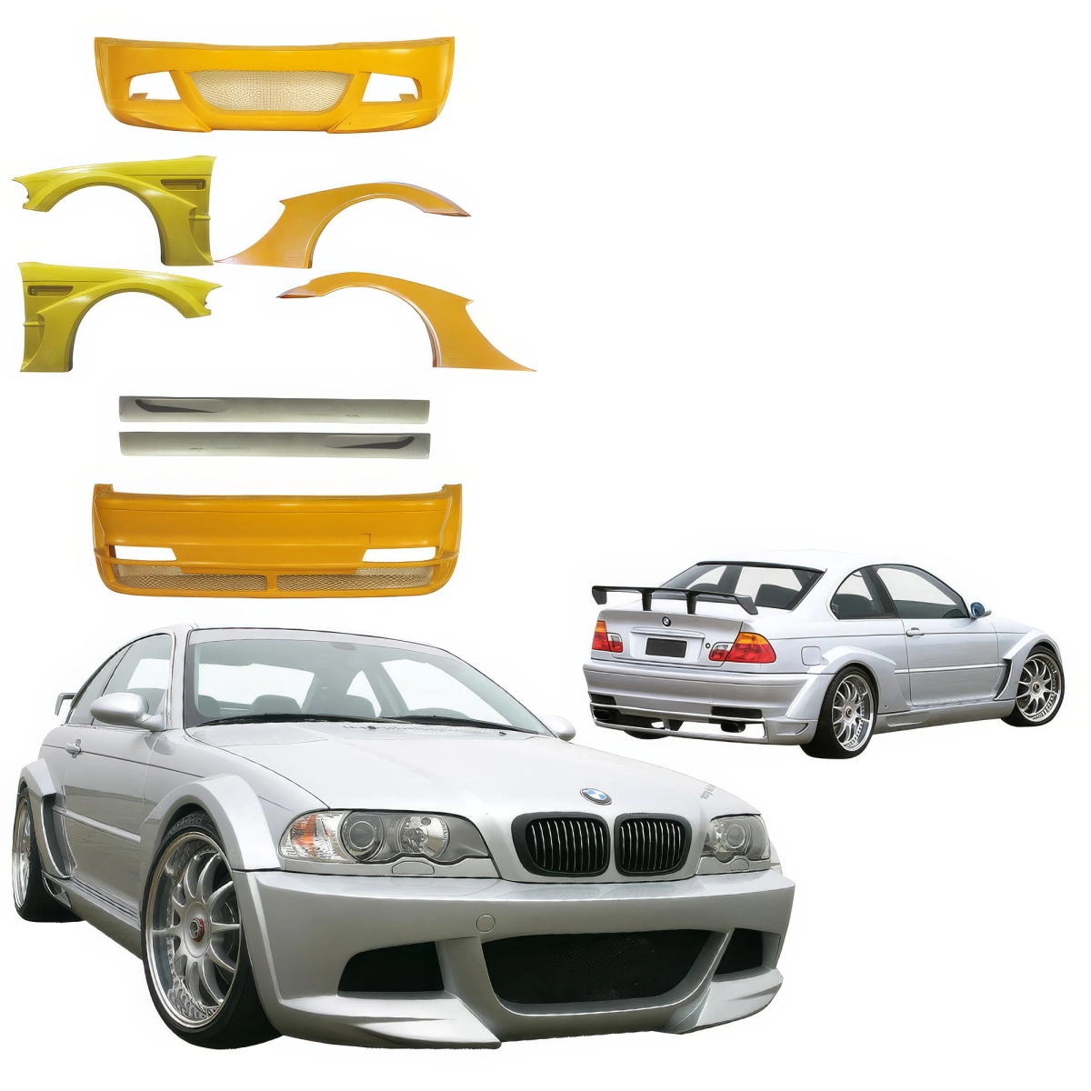 Modify your BMW 3-Series 1999 with our Exterior/Complete Body Kits - 1