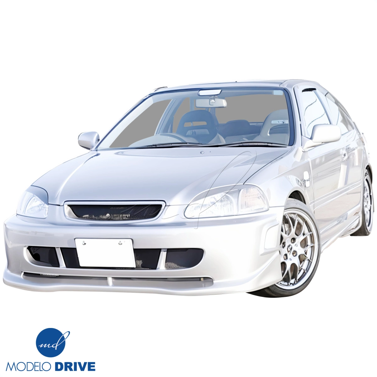 Modify your Honda Civic 1996 with our Exterior/Front Bumpers - 2