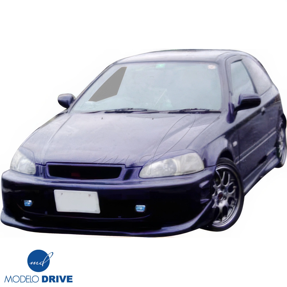 Modify your Honda Civic 1996 with our Exterior/Front Bumpers - 4