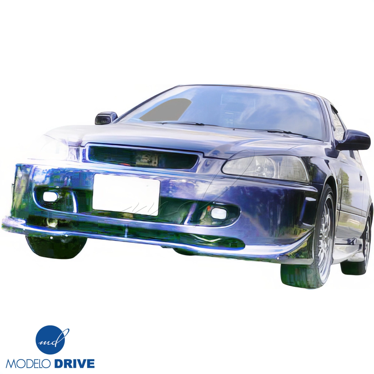 Modify your Honda Civic 1996 with our Exterior/Front Bumpers - 5